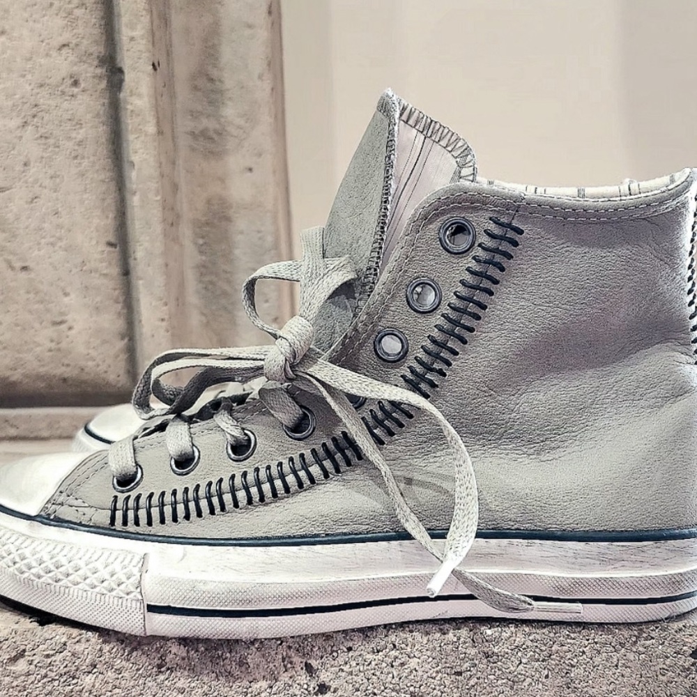 NWT John Varvatos x Chuck Taylor Artisan Stitch High 'Drill M/6.5 W/8.5 - Picture 3 of 4